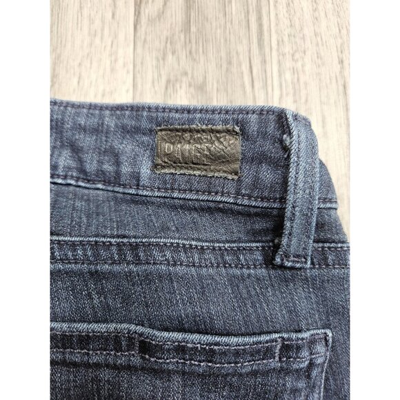 Paige Jeans Womens 28 Blue Verdugo Ankle Skinny Stretch Denim Dark Wash Classic - Picture 4 of 13